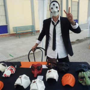 Gabriele Manca is the one behind the masks